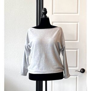Comfortable Gray Long Sleeve Caslon Top